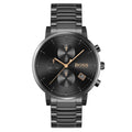 Buy Hugo Boss Mens Chronograph Quartz Integrity Stainless Steel Black Dial 43mm Watch - 1513780 in Pakistan