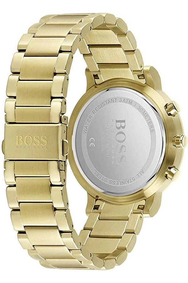 Buy Hugo Boss Mens Chronograph Quartz Integrity Stainless Steel Black Dial 43mm Watch - 1513781 in Pakistan