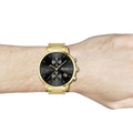 Buy Hugo Boss Mens Chronograph Quartz Integrity Stainless Steel Black Dial 43mm Watch - 1513781 in Pakistan