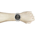 Buy Hugo Boss Mens Chronograph Champion Silver Stainless Steel Black Dial 44mm Watch - 1513819 in Pakistan