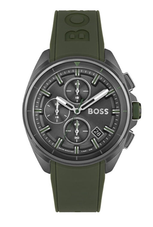 Buy Hugo Boss Volane Men's Chronograph Stainless Steel and Silicone Strap Watch - 1513952 in Pakistan