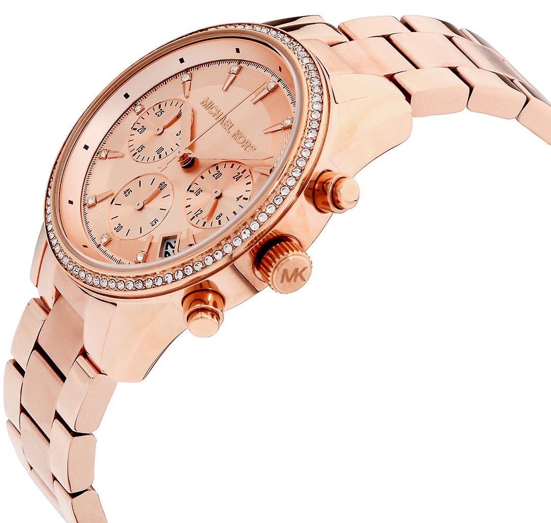 Buy Michael Kors Womens Quartz Stainless Steel Rose Gold Dial 37mm Watch - Mk6357 in Pakistan