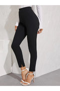 Buy Shein High Rise Vented Ankle Cut Trousers in Pakistan