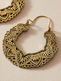 Buy Shein 1pair Bohemian Hollow Out Drop Earrings in Pakistan