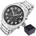 Buy Tommy Hilfiger Quartz Stainless Steel Black Dial 46mm Watch for Men - 1791054 in Pakistan
