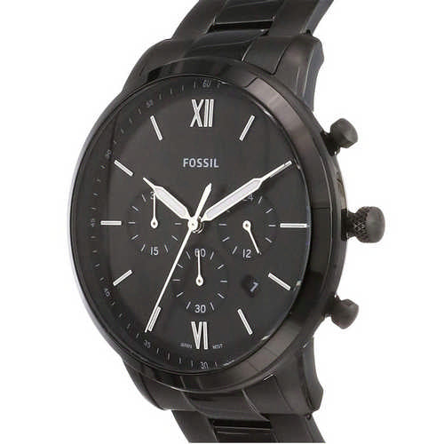 Buy Men's Chronograph Quartz Neutra Black Stainless Steel Black Dial 44Mm Watch in Pakistan
