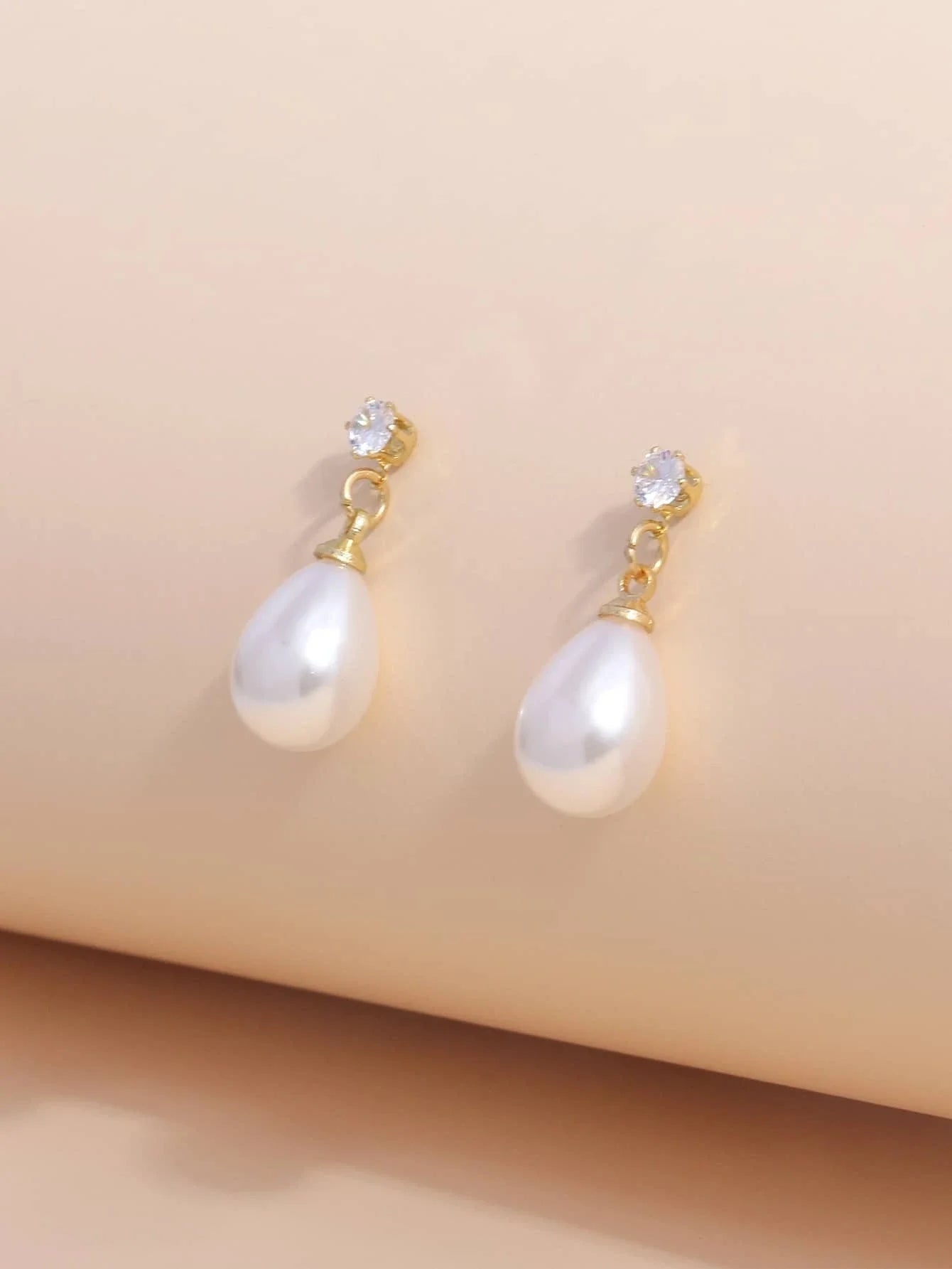 Buy Shein Faux Pearl Decor Drop Earrings in Pakistan