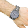 Buy Hugo Boss Mens Chronograph Quartz Onyx Stainless Steel Grey Dial 44mm Watch - 1513364 in Pakistan