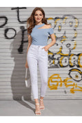 Buy SHEIN Ribbed Cutout One-Shoulder Top in Pakistan