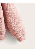 Buy Shein EZwear Drop Shoulder 3D Ears Design Teddy Hoodie - Small in Pakistan