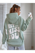 Buy Shein Slogan Graphic Raglan Sleeve Hoodie - Small in Pakistan