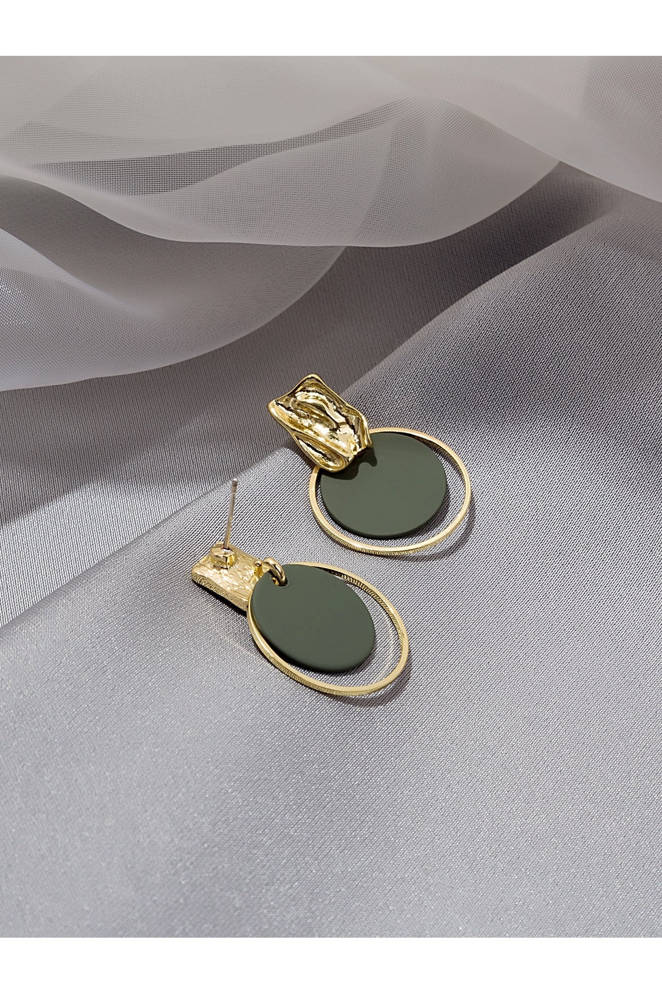 Buy Shein Round Charm Drop Earrings in Pakistan