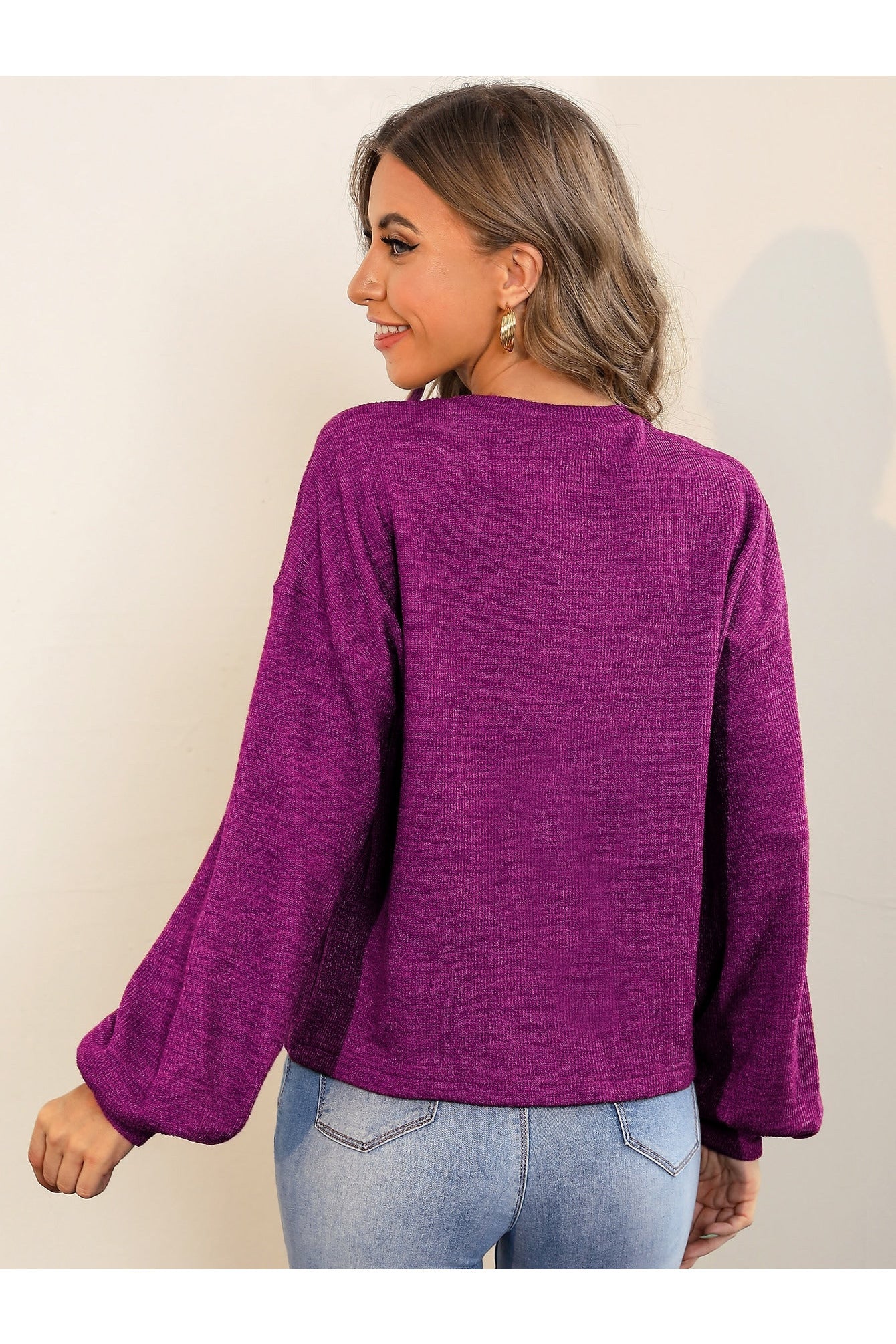 Buy Shein Unity Solid Drop Shoulder Pullover - Small in Pakistan