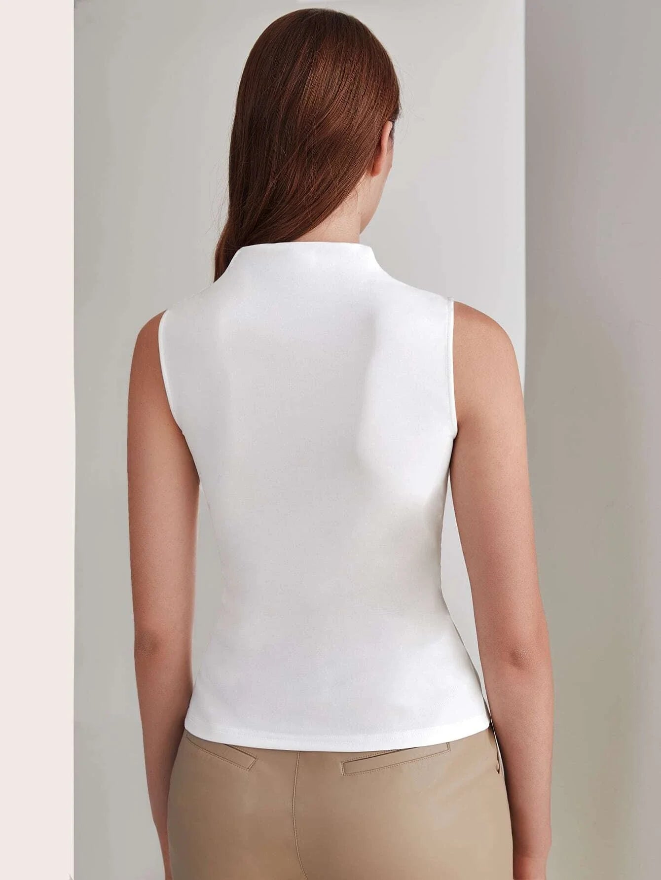 Buy Shein Motf Premium Slim Wrap Tank Top in Pakistan