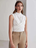 Buy Shein Motf Premium Slim Wrap Tank Top in Pakistan
