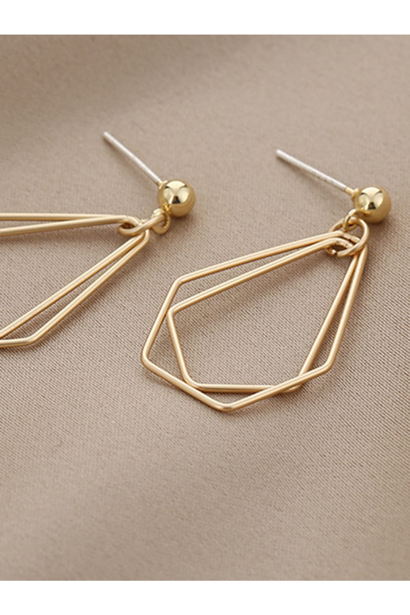 Buy Shein Hollow Out Geo Drop Earrings in Pakistan