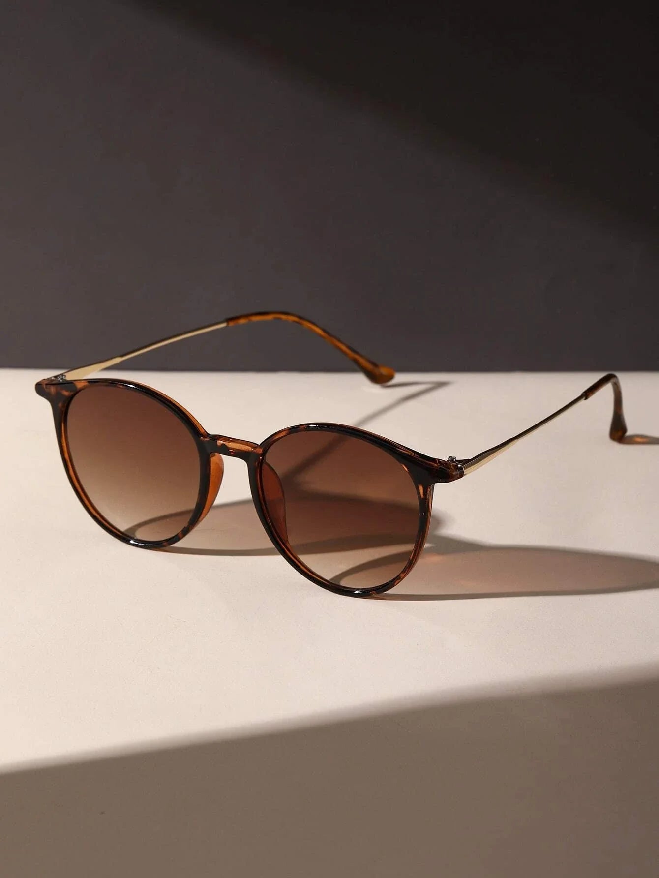 Buy Shein Leopard Tinted Lens Fashion Glasses in Pakistan