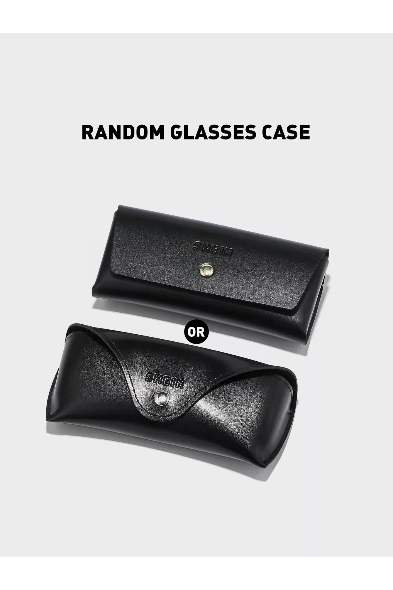 Buy Shein Acrylic Irregular Frame Fashion Glasses - Black in Pakistan