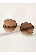 Buy Shein Simple Rimless Fashion Glasses - Brown in Pakistan