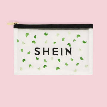 Buy SHEIN Letter Graphic Embroidery Detail Clutch in Pakistan