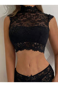 Buy SHEIN Floral Lace Scallop Trim Bralet in Pakistan