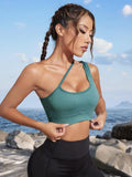 Buy Shein One Shoulder Crop Sports Bra in Pakistan