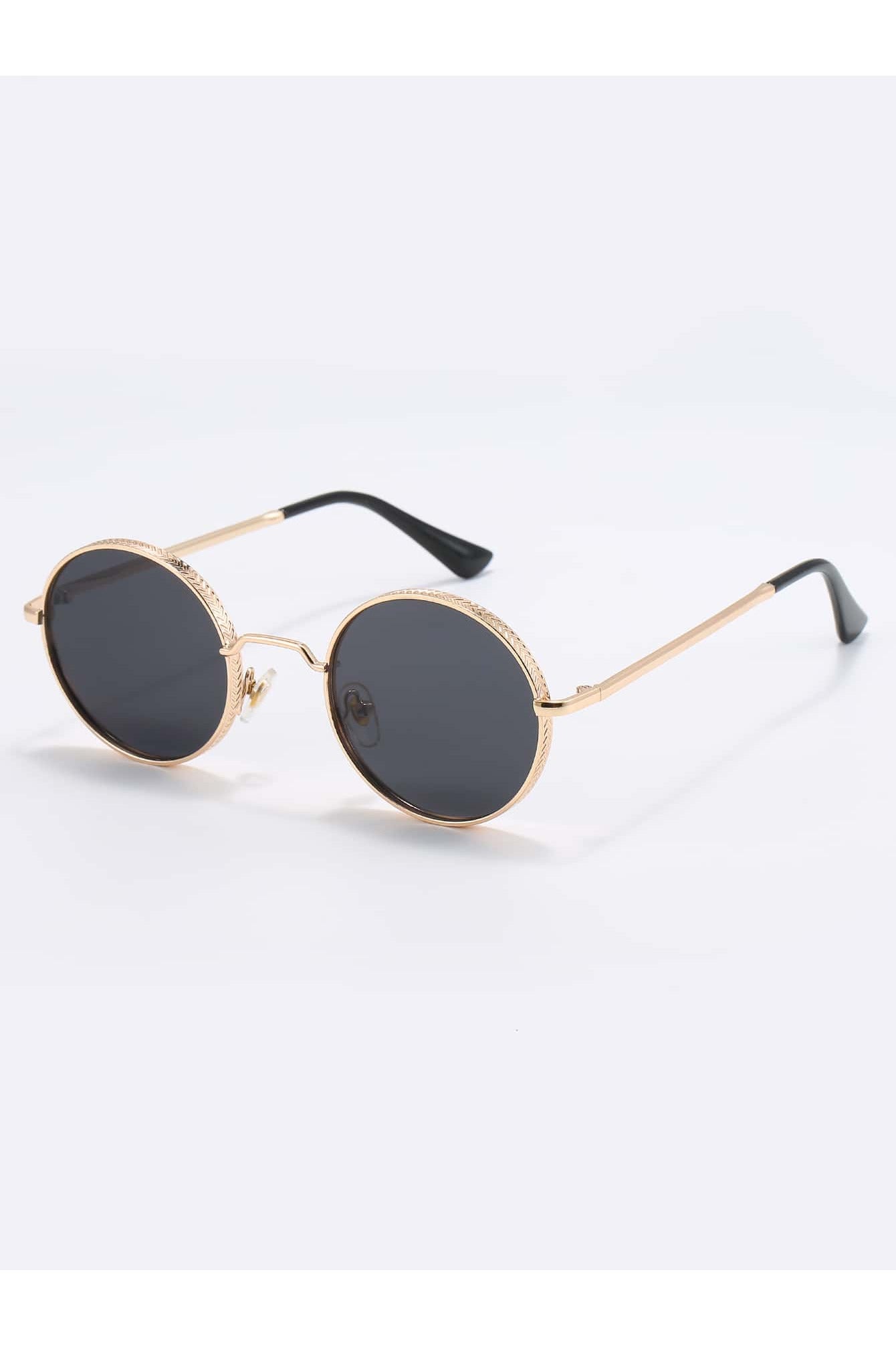 Buy Shein Metal Frame Fashion Glasses - Gold in Pakistan