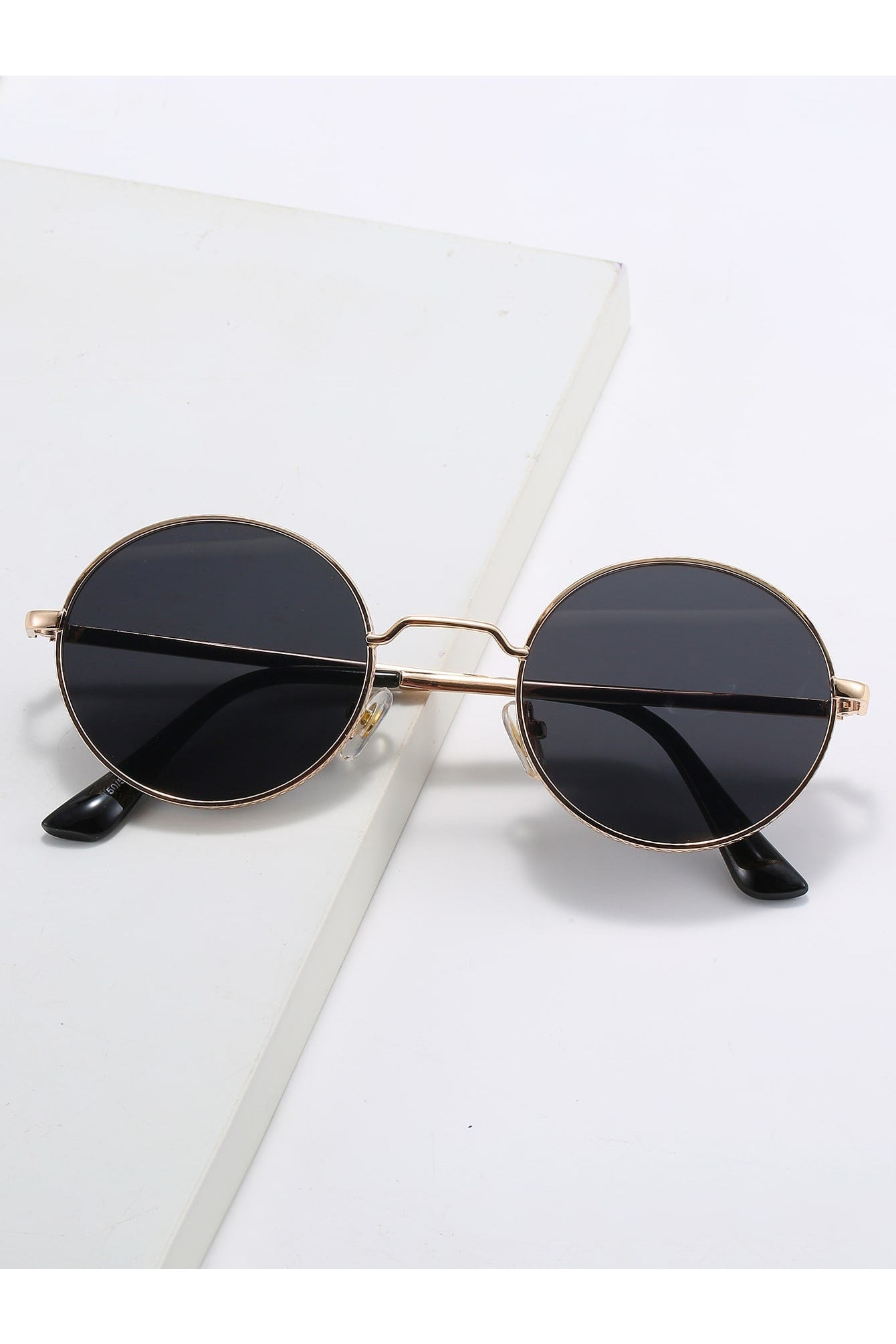 Buy Shein Metal Frame Fashion Glasses - Gold in Pakistan