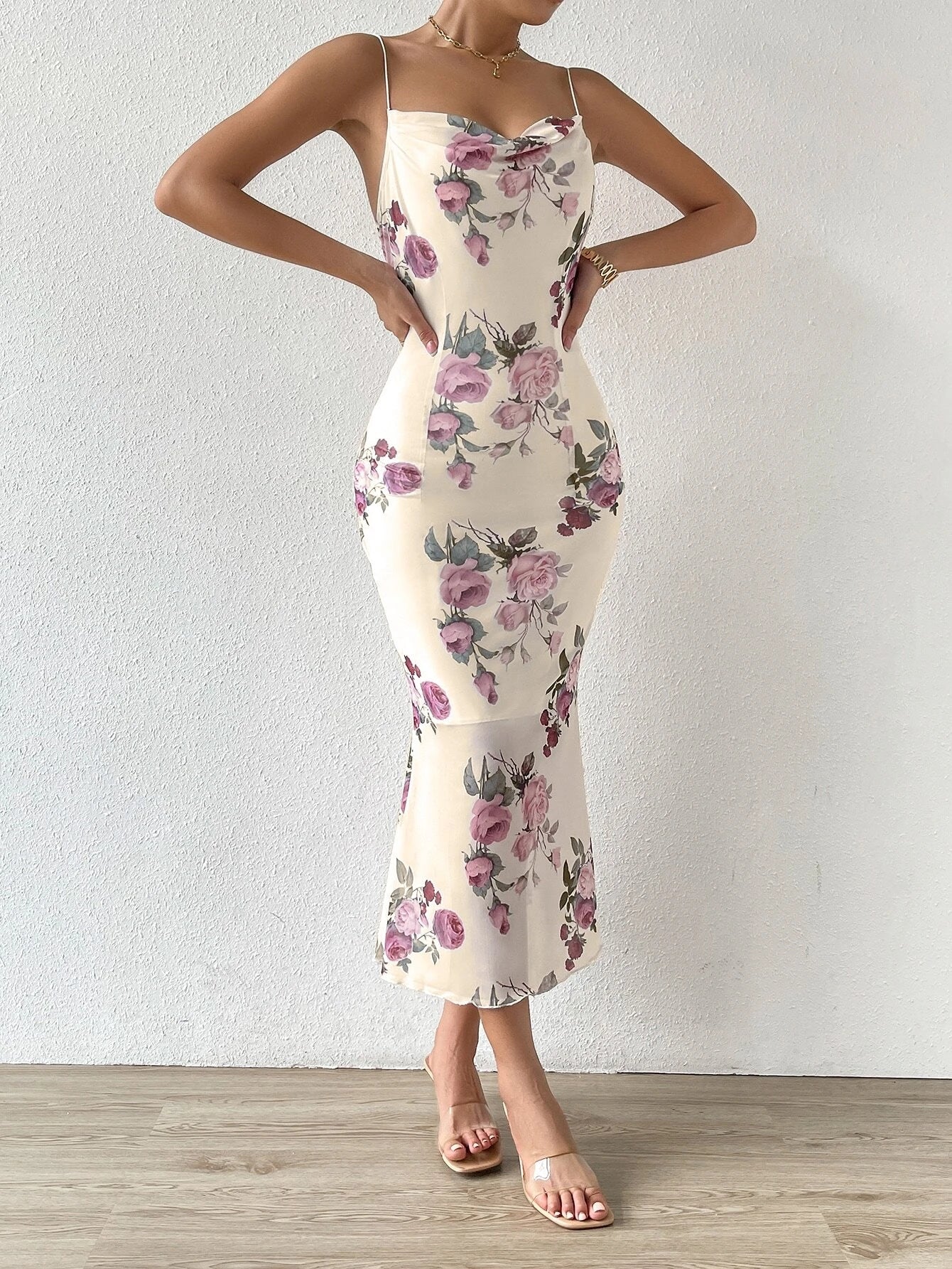 Buy Shein Unity Floral Print Cami Dress in Pakistan