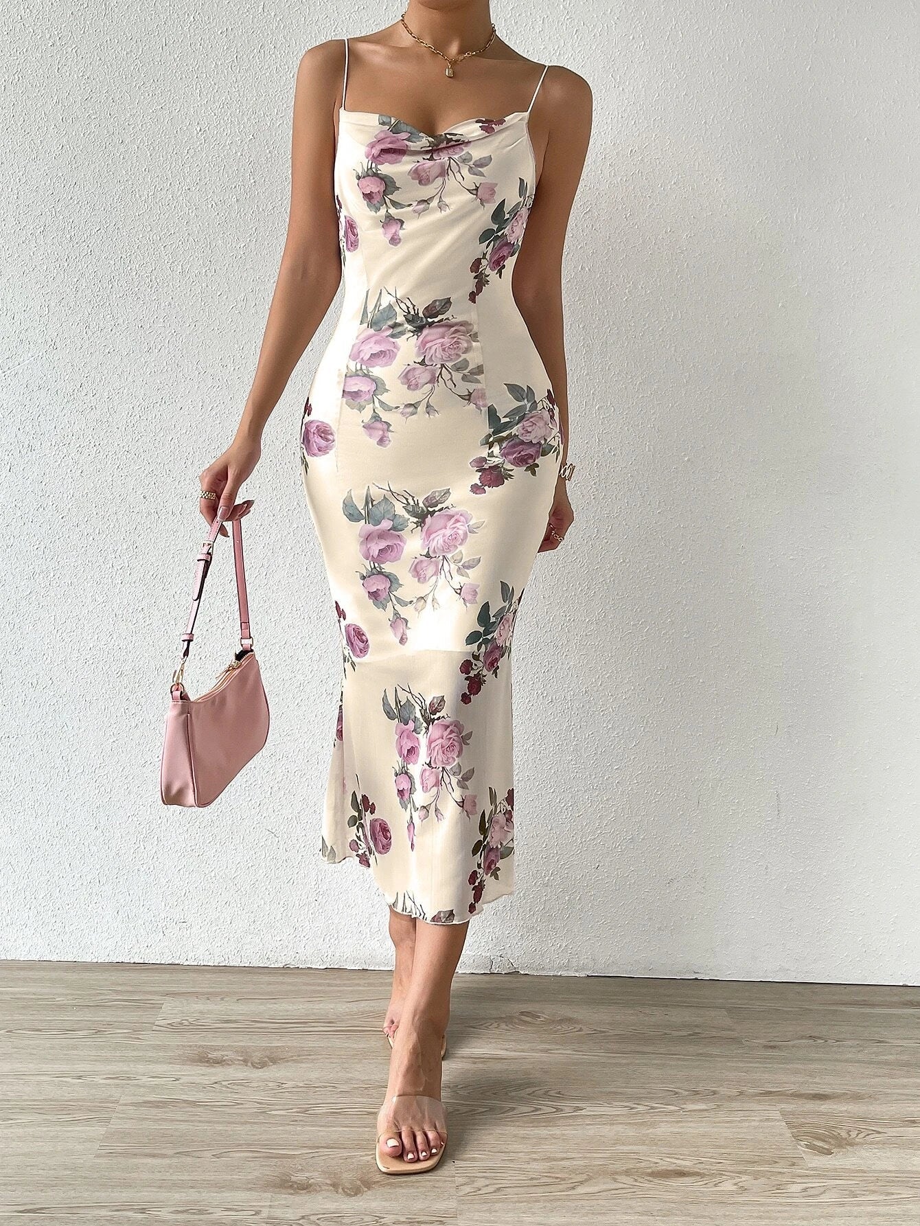 Buy Shein Unity Floral Print Cami Dress in Pakistan