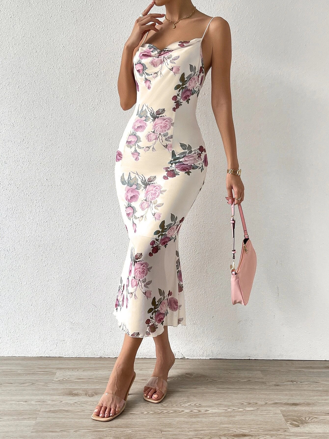 Buy Shein Unity Floral Print Cami Dress in Pakistan