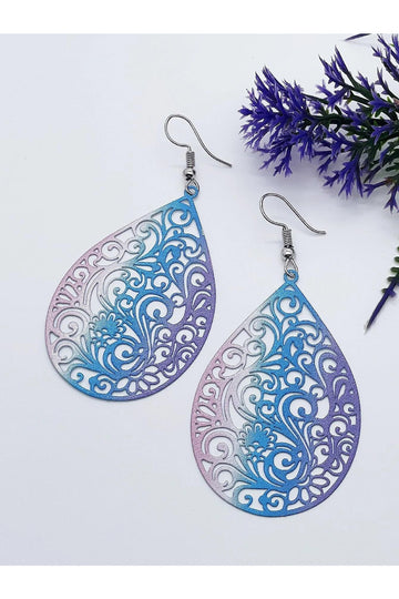 Buy Shein Hollow Out Water Drop Earrings in Pakistan