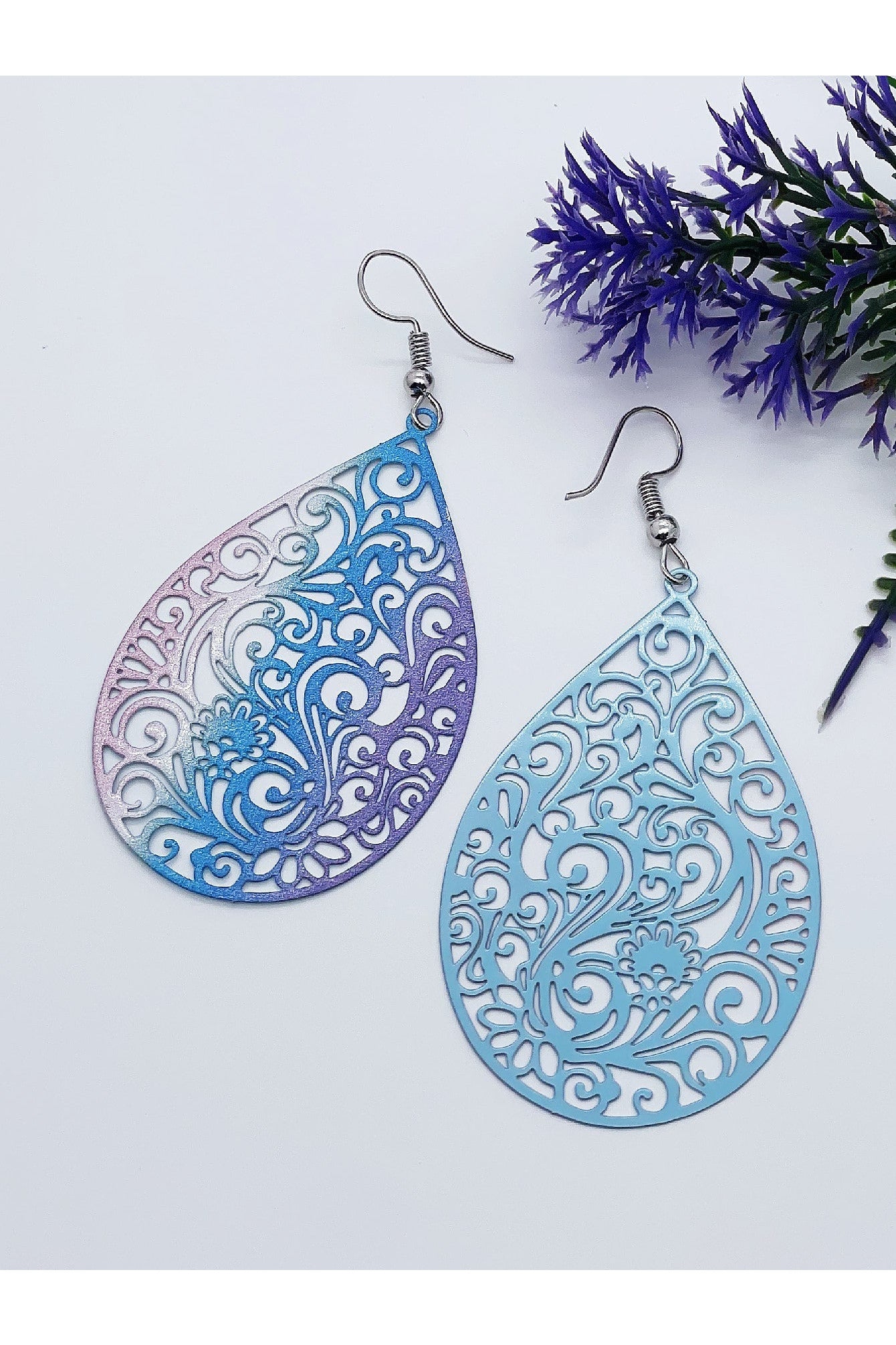 Buy Shein Hollow Out Water Drop Earrings in Pakistan