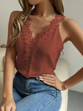 Buy Shein Guipure Lace V Neck Tank Top in Pakistan