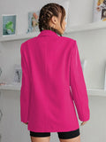 Buy Shein 1pc Lapel Collar Single Breasted Blazer in Pakistan