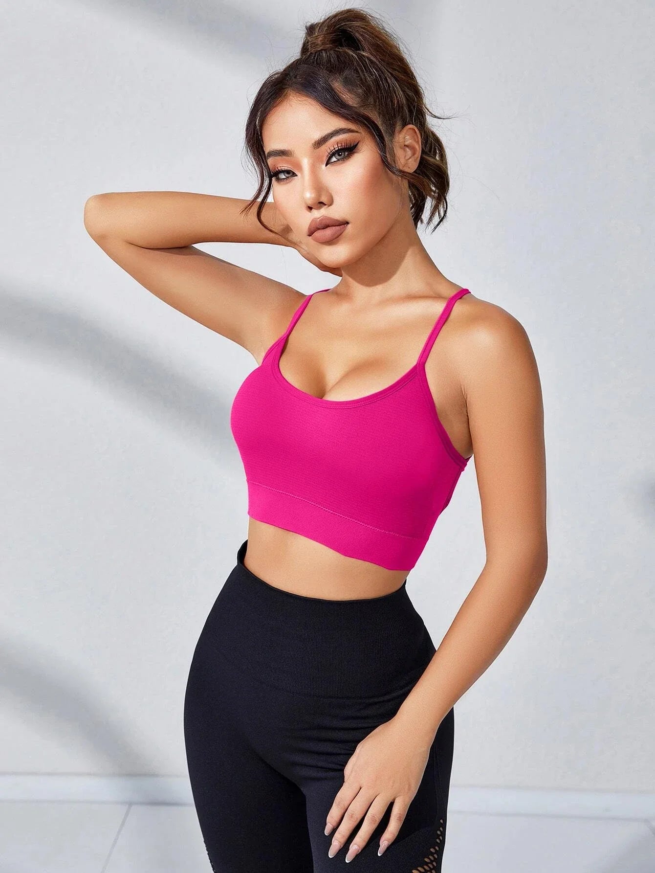 Buy Shein Crisscross Back Sports Bra in Pakistan