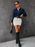Buy Shein Button Front Sheer Shirt Without Bra in Pakistan