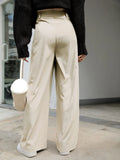 Buy Shein Dazy High Waist Fold Pleated Pants in Pakistan