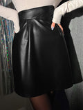 Buy Shein Dazy High Waist Pu Leather Skirt in Pakistan