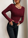 Buy Shein Ezwear Asymmetrical Hem Crop Tee in Pakistan