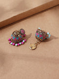 Buy Shein Bead Tassel Jhumka Drop Earrings in Pakistan