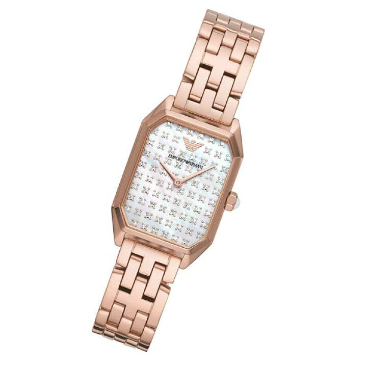 Buy Emporio Armani Womens Quartz Rose Gold Stainless Steel Mother Of Pearl Dial 24mm Watch - Ar11389 in Pakistan
