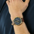 Buy Tommy Hilfiger Mens Quartz Blue Dial Leather Strap 46mm Watch - 1710380 in Pakistan