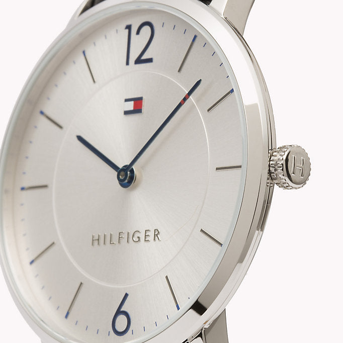 Buy Tommy Hilfiger Quartz Leather Strap White Dial 40mm Watch for Men - 1710351 in Pakistan