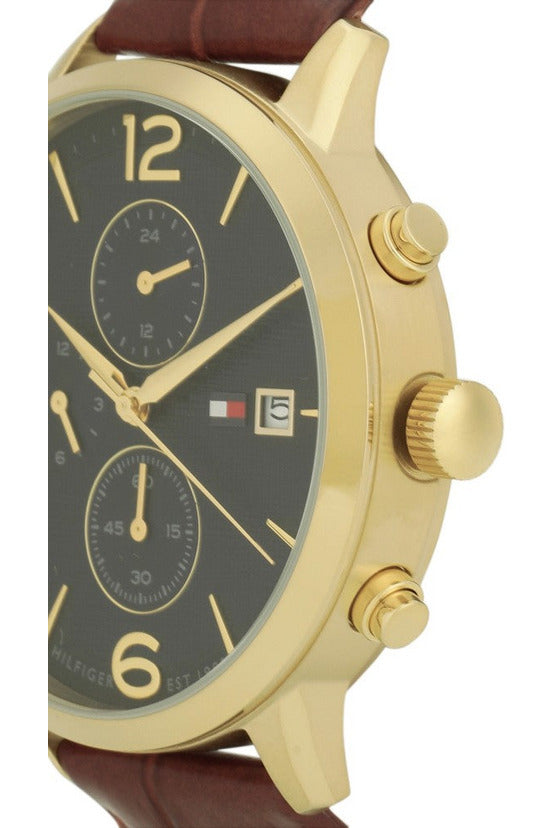 Buy Tommy Hilfiger Quartz Leather Strap Blue Dial 42mm Watch for Men - 1710359 in Pakistan