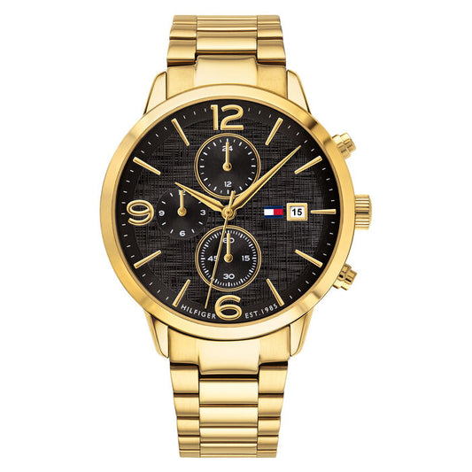 Buy Tommy Hilfiger Quartz Stainless Steel Black Dial 48mm Watch for Men - 1710362 in Pakistan