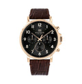 Buy Tommy Hilfiger Mens Quartz Brown Leather Strap Black Dial 45mm Watch - 1710379 in Pakistan