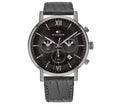 Buy Tommy Hilfiger Mens Quartz Leather Strap Black Dial 44mm Watch - 1710395 in Pakistan