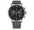 Buy Tommy Hilfiger Mens Quartz Leather Strap Black Dial 44mm Watch - 1710395 in Pakistan