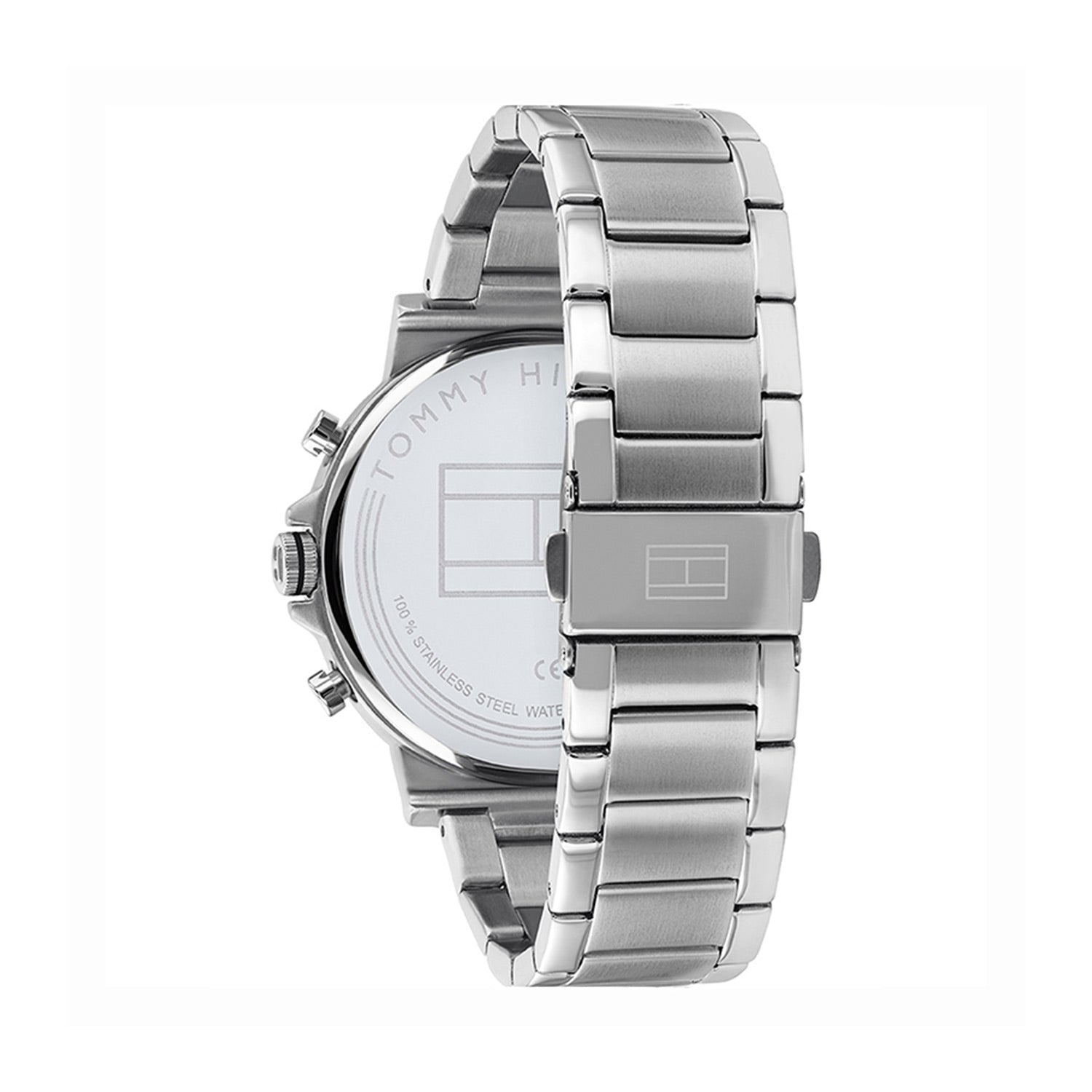 Buy Tommy Hilfiger Mens Quartz Silver Stainless Steel Black Dial 44mm Watch - 1710413 in Pakistan